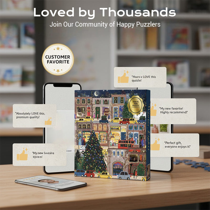 🎄Winter Lights Decorative Puzzle Set