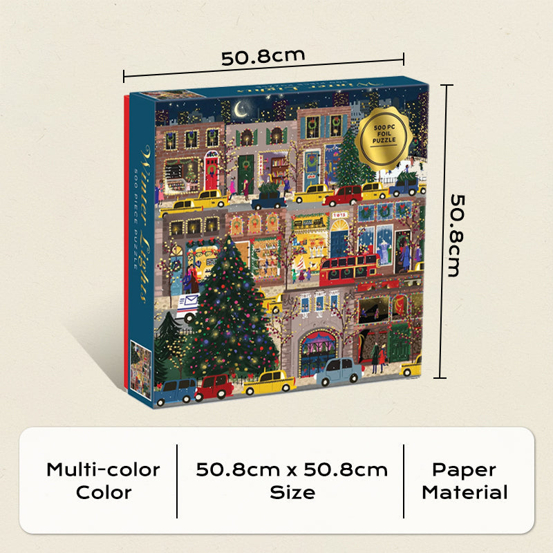 🎄Winter Lights Decorative Puzzle Set
