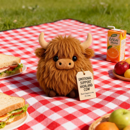 🔥🐂Emotional Support Highland Cow Plush