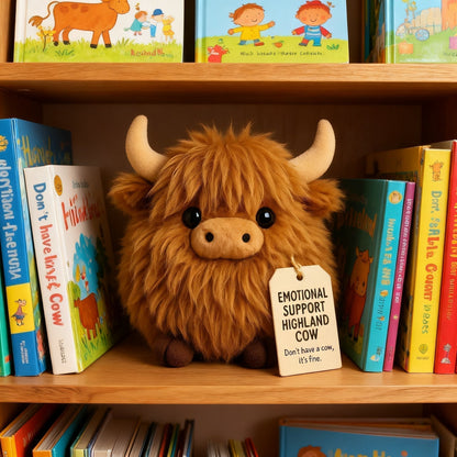 🔥🐂Emotional Support Highland Cow Plush