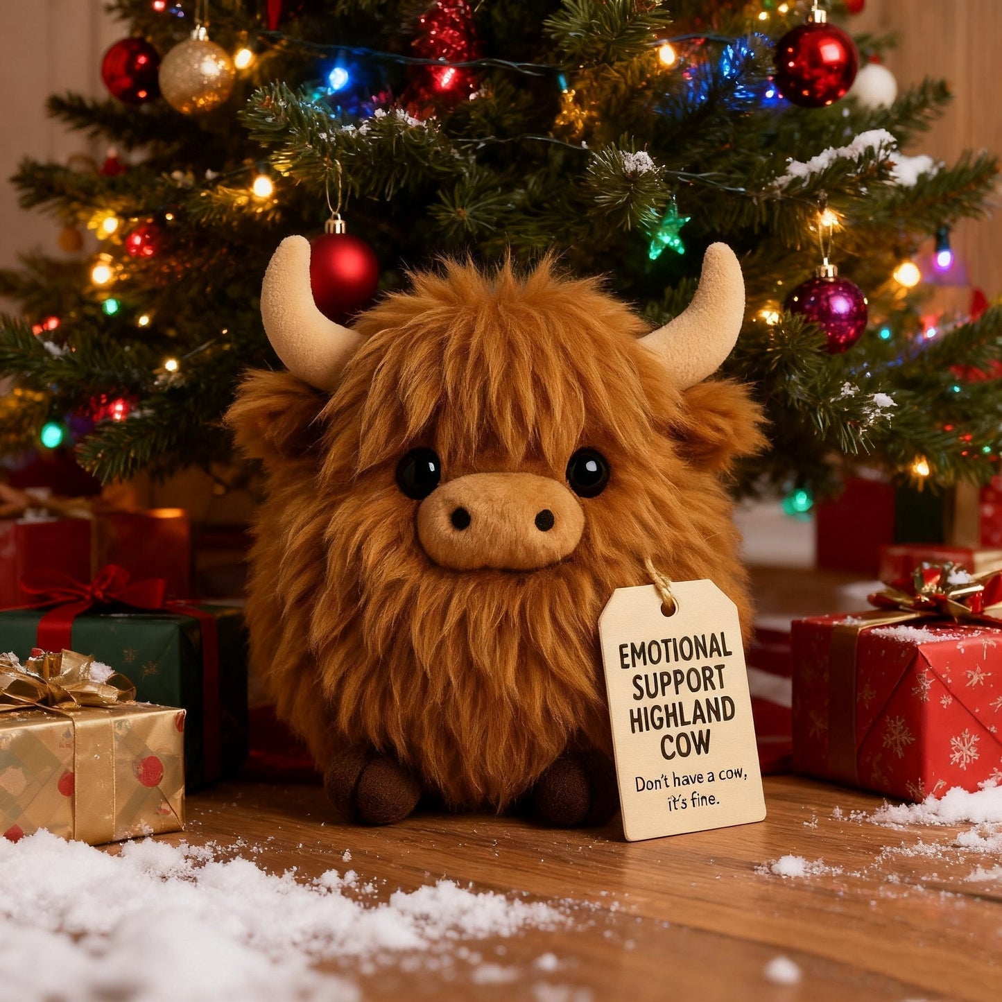 🔥🐂Emotional Support Highland Cow Plush