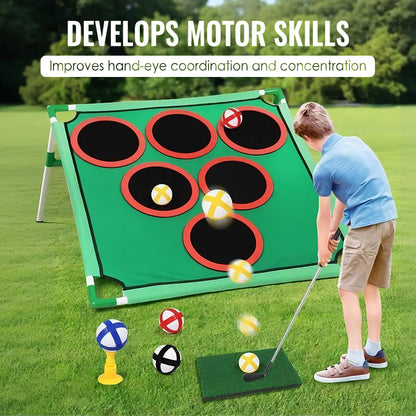 Portable Golf Target Game Set for Kids