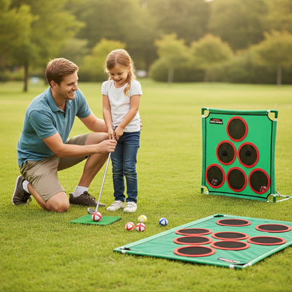 Portable Golf Target Game Set for Kids