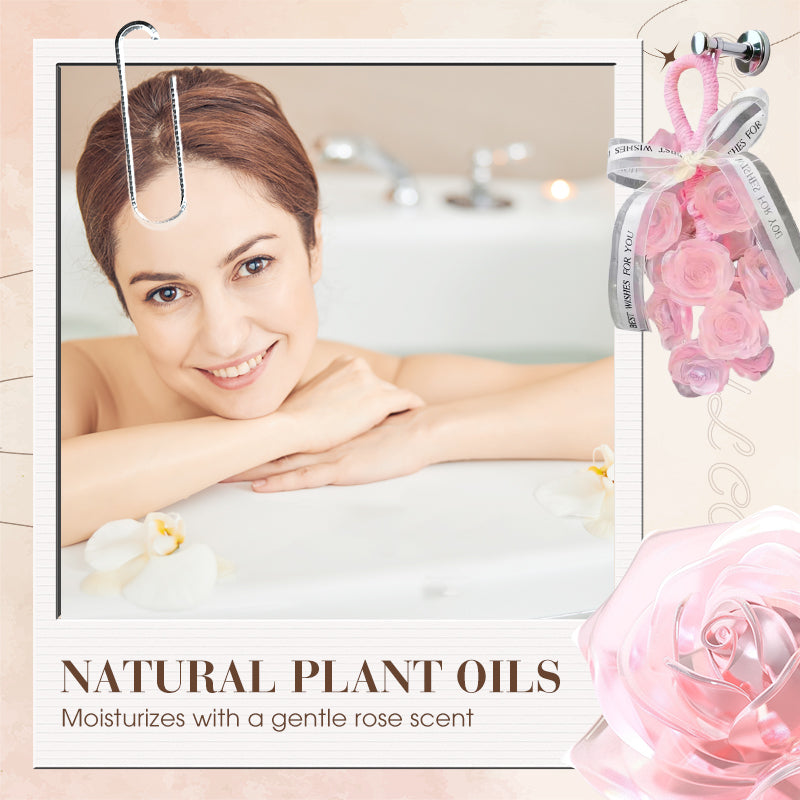 🌹Handmade Crystal Rose Scented Soap Bouquet💕