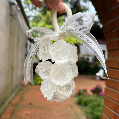 🌹Handmade Crystal Rose Scented Soap Bouquet💕