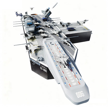 ⚓ High-precision aircraft carrier model: tactical game, educational, durable – inspires the potential of little naval commanders!