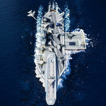⚓ High-precision aircraft carrier model: tactical game, educational, durable – inspires the potential of little naval commanders!