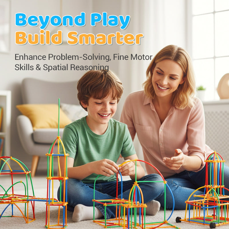 Flexible Straw Constructor Building Toy