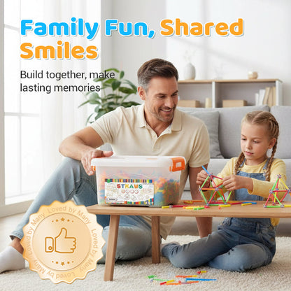 Flexible Straw Constructor Building Toy