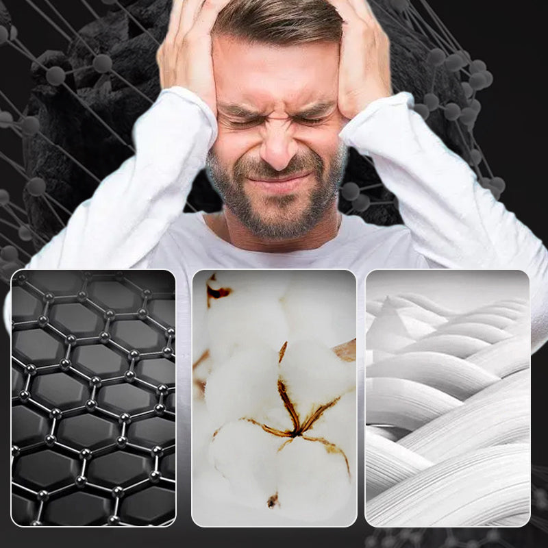 Men's Anti-Odor Graphene Crew Socks - 5 Pairs/Set