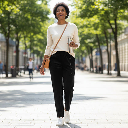 ❄️Winter Hot Sale 50% OFF🔥Women's High-Waist Plush-Lined Warm Pants