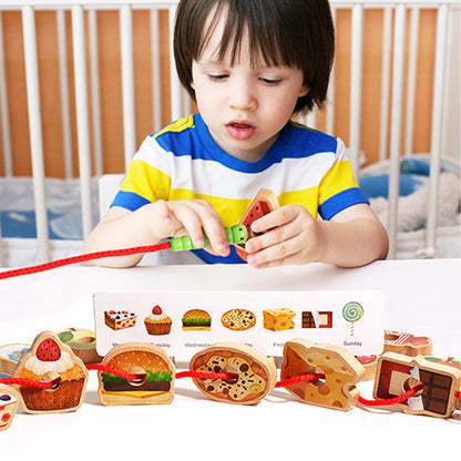 🎄Wooden Greedy Caterpillar Rope Toy for 3+ Year Old