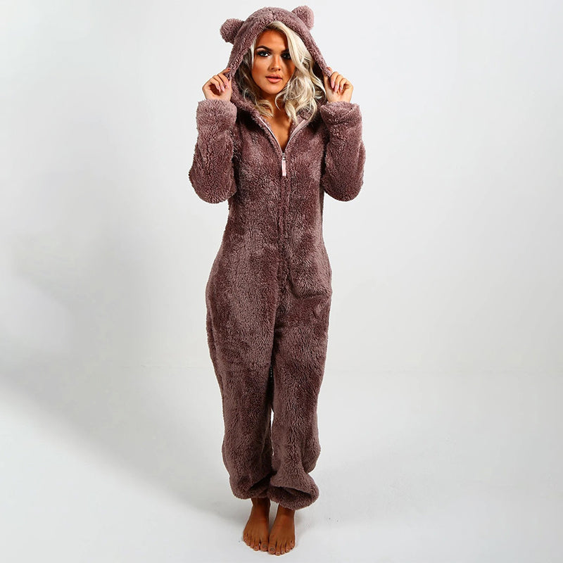 ✨🦊 Ultra-Soft Hooded Onesie for Lounging – Plush Fabric, Playful Design & Comfortable Fit (Home Relaxing Must-Have!)