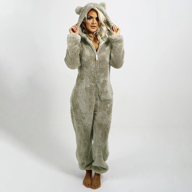 ✨🦊 Ultra-Soft Hooded Onesie for Lounging – Plush Fabric, Playful Design & Comfortable Fit (Home Relaxing Must-Have!)