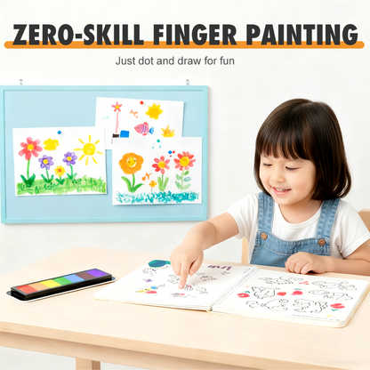 Finger Paint Coloring Book for Kids