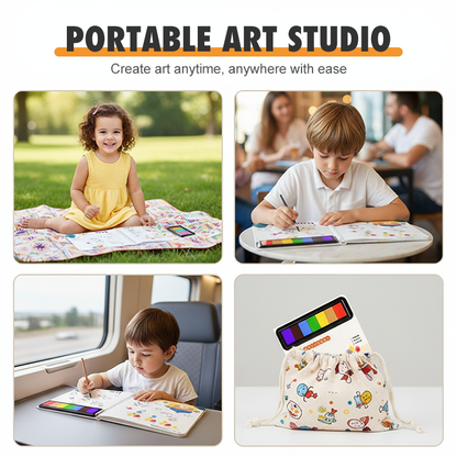 Finger Paint Coloring Book for Kids