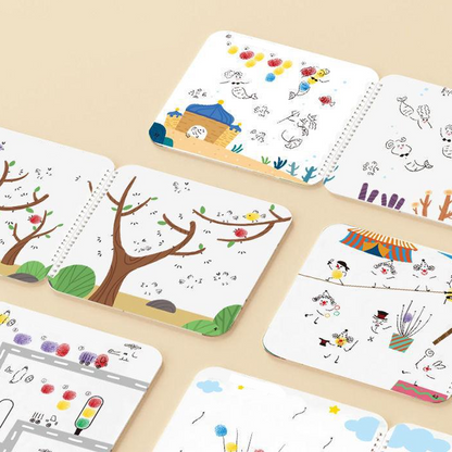 Finger Paint Coloring Book for Kids