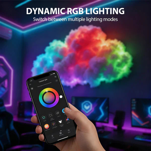 ⏳ Limited time 49% discount⏰ DIY USB-powered Thundercloud LED light decoration🌈☁️