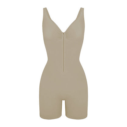 🔥Women's Front Zipper Seamless Tummy Control Shapewear