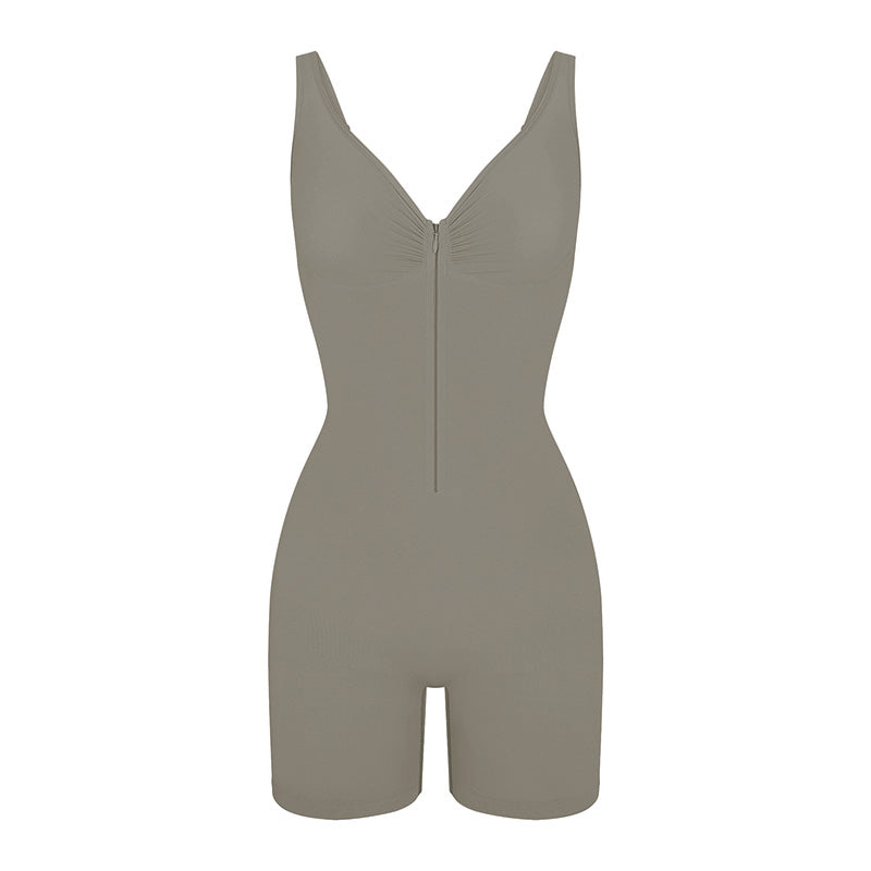 🔥Women's Front Zipper Seamless Tummy Control Shapewear