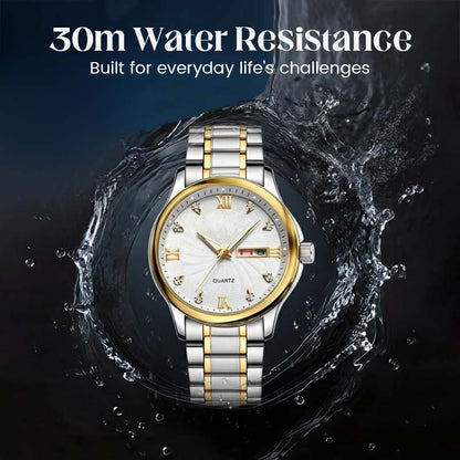 🔥Christmas Limited-Time Offer: 49% OFF!!!🔥Men's Two-Tone Waterproof Luminous Watch