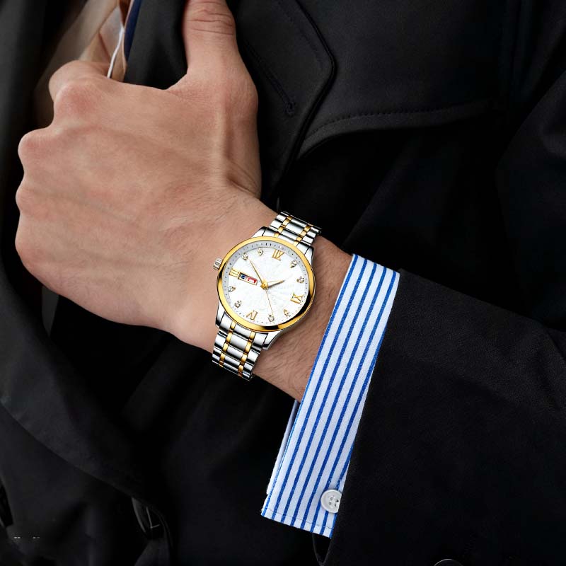 🔥Christmas Limited-Time Offer: 49% OFF!!!🔥Men's Two-Tone Waterproof Luminous Watch