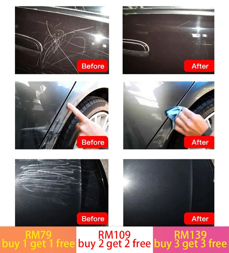 Car paint scratch repair spray