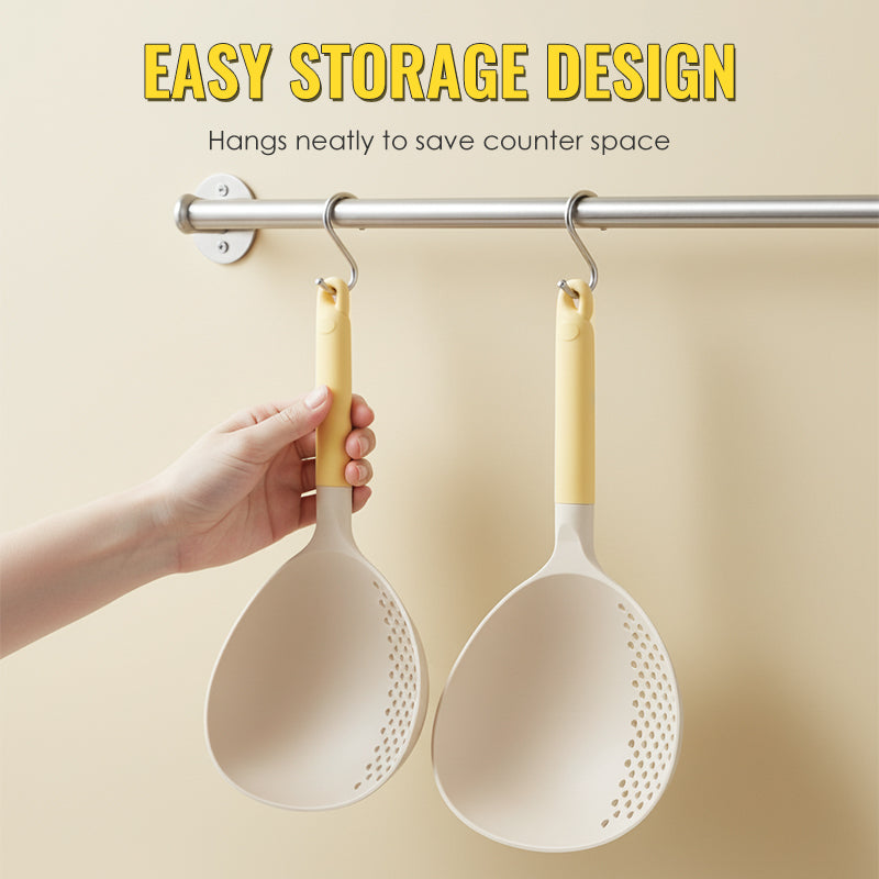 ✨2-IN-1 Large Capacity Serving & Straining Spoon🔍