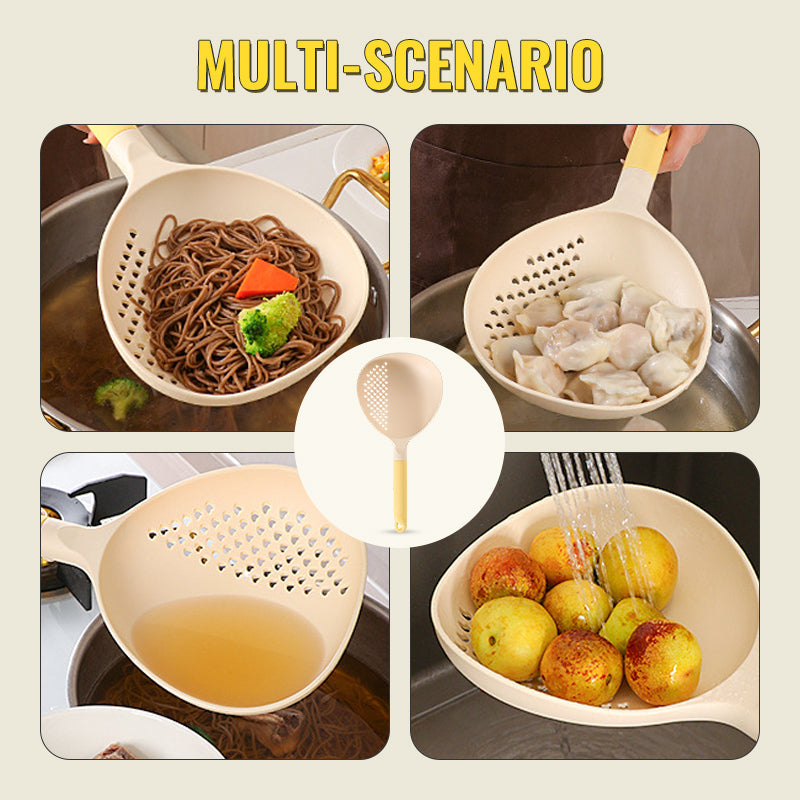 ✨2-IN-1 Large Capacity Serving & Straining Spoon🔍