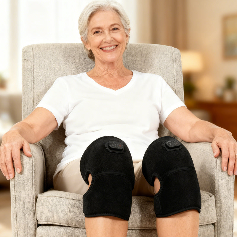 🔥Heated Vibrating Knee Brace Massager