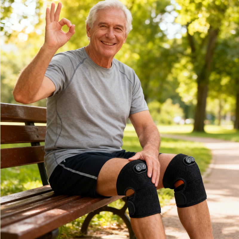 🔥Heated Vibrating Knee Brace Massager