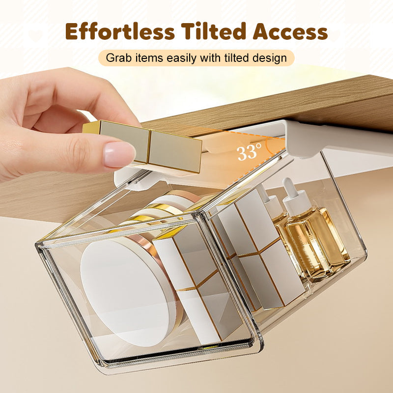 Transparent Drawer-Style Cabinet Organizer