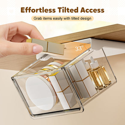 Transparent Drawer-Style Cabinet Organizer