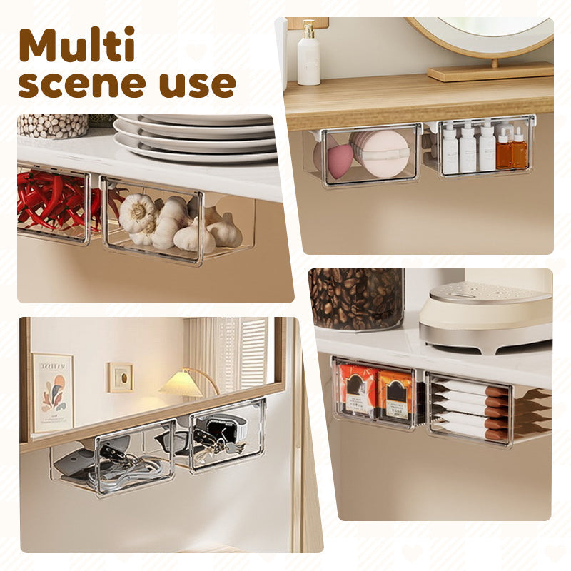 Transparent Drawer-Style Cabinet Organizer