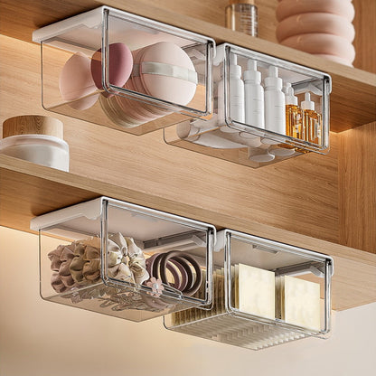 Transparent Drawer-Style Cabinet Organizer