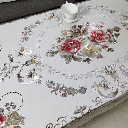 💥Waterproof Oilproof Floral Tablecloth-Stain-Proof & Easy-Clean Design✨