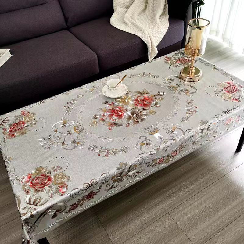 💥Waterproof Oilproof Floral Tablecloth-Stain-Proof & Easy-Clean Design✨