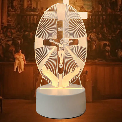 🔥Jesus 3D Night Lamp & Religious Gifts✨