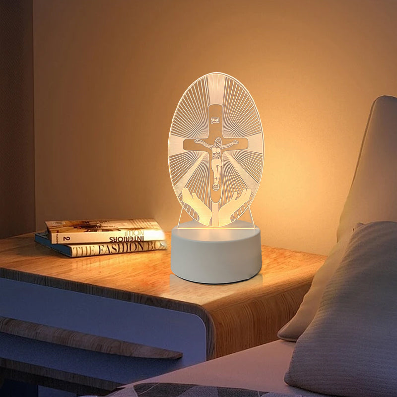 🔥Jesus 3D Night Lamp & Religious Gifts✨