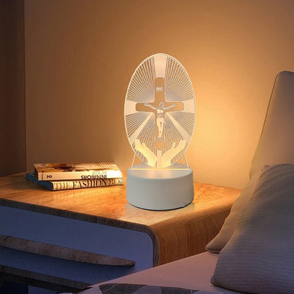 🔥Jesus 3D Night Lamp & Religious Gifts✨