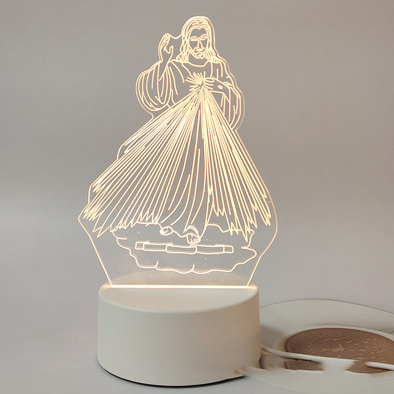 🔥Jesus 3D Night Lamp & Religious Gifts✨
