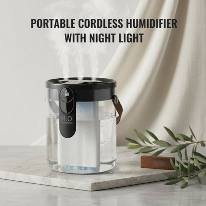 💦Portable Cordless Humidifier with Night Light