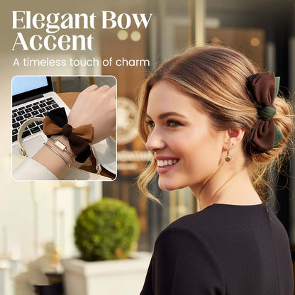 Elegant Elastic Bow Hair Tie
