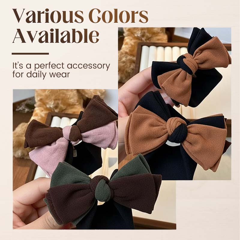 Elegant Elastic Bow Hair Tie