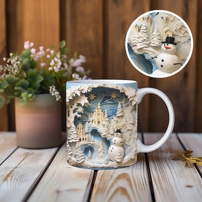 🔥3D Bookshelf Mug Cup