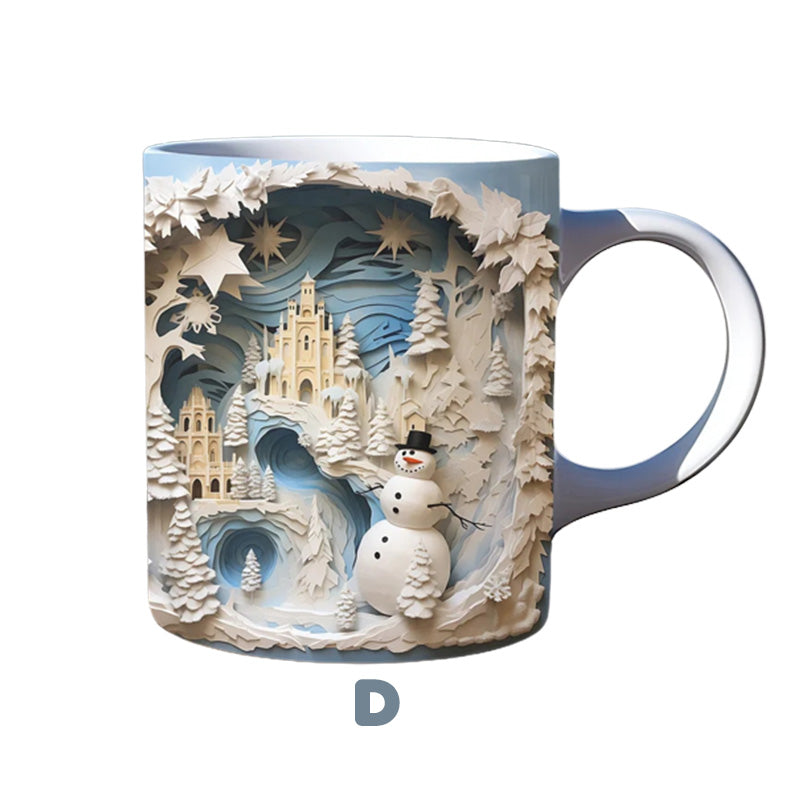 🔥3D Bookshelf Mug Cup