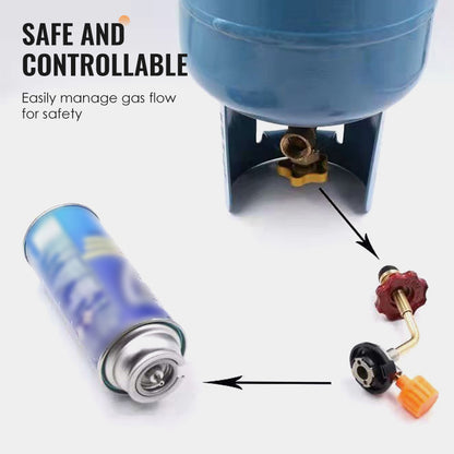 Outdoor Gas Canister Refill Adapter