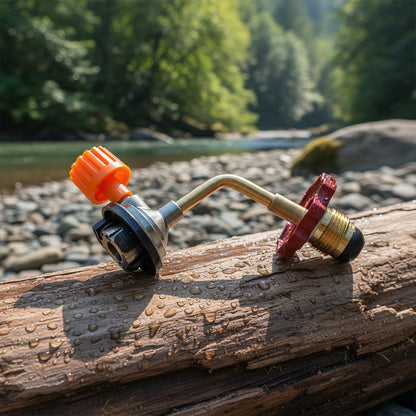 Outdoor Gas Canister Refill Adapter