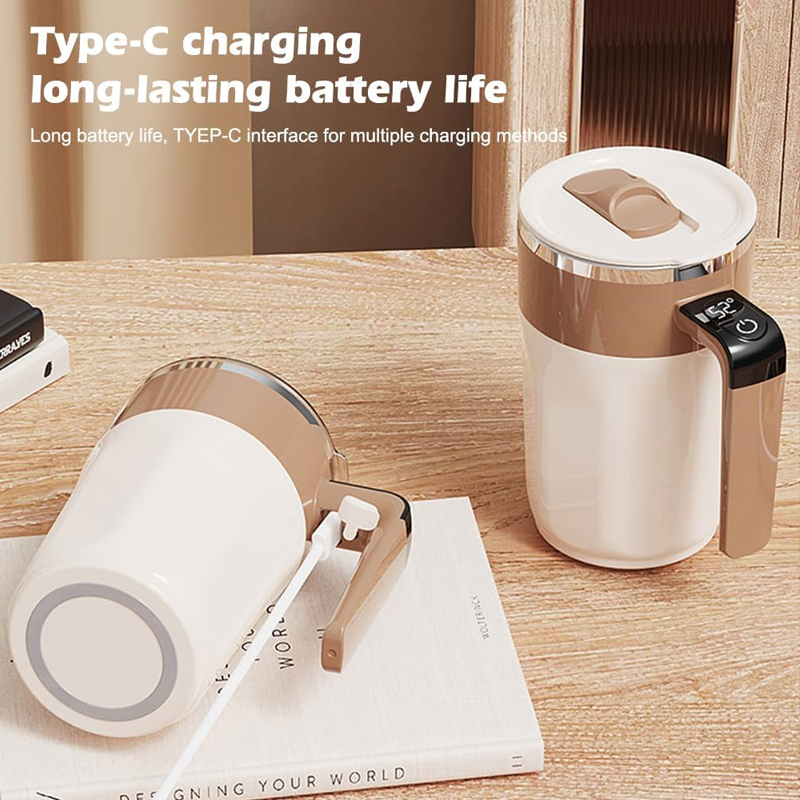 ☕400ML Smart Self Stirring Coffee Mug