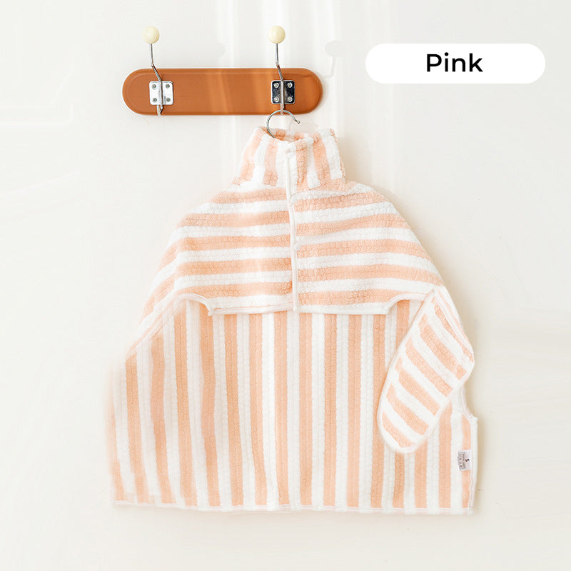 Soft Absorbent and Quick-Drying Dog Bathrobe